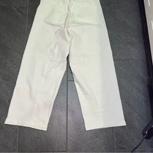 Madewell Curvy Emmet Wide Leg Jean 33 Tall Cropped Tile White NWT High Rise thumbnail 12