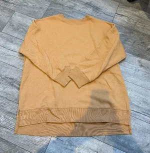 SO Lounge Life Sweatshirt XXL 2X Womens Brown Crew Neck Sweater Pullover thumbnail 1