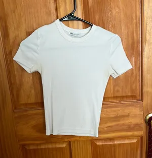 ZARA Ribbed Top thumbnail 1