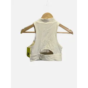All in Motion Sports‎ Bra Women S Cream White Mock Neck Cutout Yoga Activewear thumbnail 4