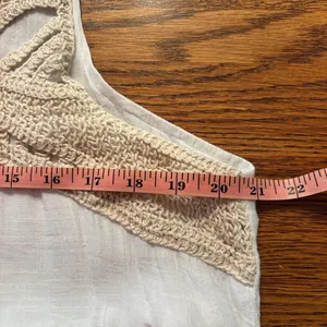 Darlin White Sleeveless Dress/Beach‎ Coverup NO SIZE TAG see measurements Boho thumbnail 6
