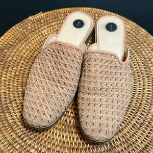 Journee Signature‎ Collection Perri Weaved Leather Mules thumbnail 2