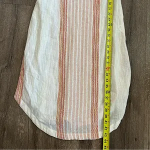 Rip Curl Cream Baja Stripe Midi Dress NWT S thumbnail 6