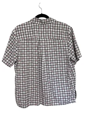 Karen Scott Vintage Women’s Americana Farmhouse Cherry Print Cotton Button Down - Size L thumbnail 2
