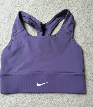 Purple Nike Sports Bra thumbnail 1