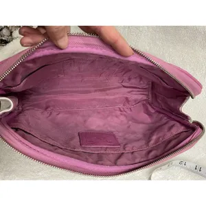 Coach Vintage G05S-5068 Large Work Clutch Pink & White thumbnail 6