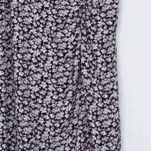 Abercrombie & Fitch Womens Floral Twist High Slit Midi Skirt Size L Dainty Fairy thumbnail 3