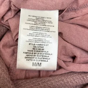 Anthropologie Eri+Ali Pink Knit V-neck Midi Long Sleeve Boho Sweater Dress Sz M thumbnail 6