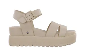 MIA Maya Platform Sandal Cream Off White Chunky Lug Sole Vegan Leather 8.5 thumbnail 1