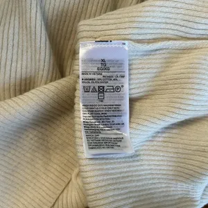 NWT Gap Ribbed V-Neck Pullover Sweater Soft Knit Blend Volume Sleeves XL‎ Cream thumbnail 7