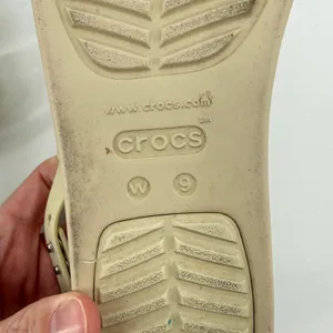 Crocs Brooklyn Strappy Low Wedge Sandal Bone Cream‎ Women 9 Comfort LiteRide Y2K thumbnail 7