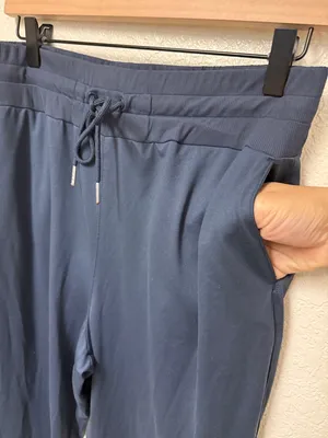 TRAVIS MATHEW Gray/Blue Drawstring Jogger Pants thumbnail 6