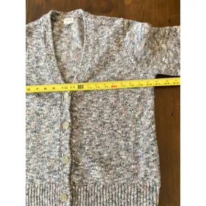 J. Crew Cotton Blend Cardigan size large‎ thumbnail 4