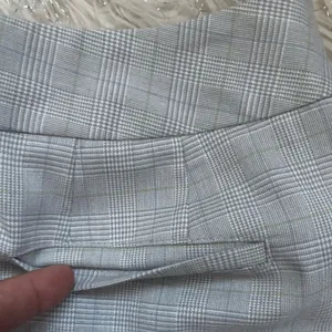 Andrea Viccaro Gray‎ Plaid Classic Women's Light Gray Dress Pants Size 6 thumbnail 10