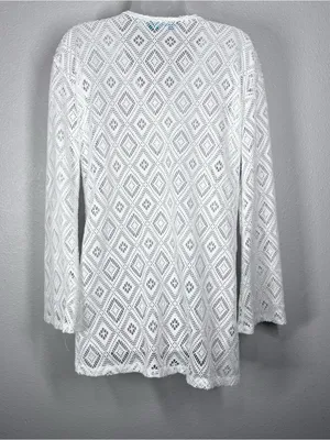 Eshe Paradise Open Knit Beach Coverup Size Xlg thumbnail 7