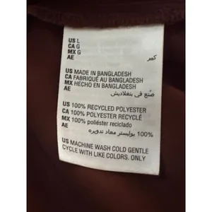 Brand New State of Day Women's Size Large Burgundy Purple Sleep Dress Gown thumbnail 7