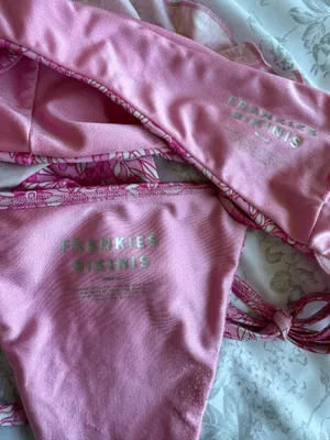 Frankies Bikinis Set Pink Floral Bikini thumbnail 7