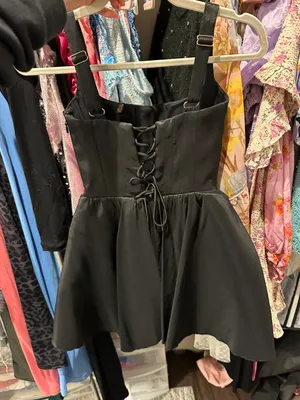 Oh Polly black corset dress thumbnail 2