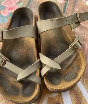 Birkenstock Olive Double Strap Sandals thumbnail 1