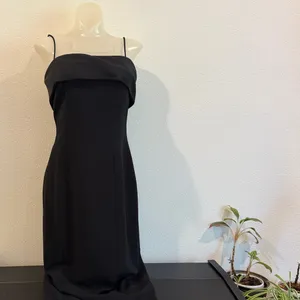 Vintage Alex Evenings Spaghetti Strap Black Formal Dress thumbnail 3