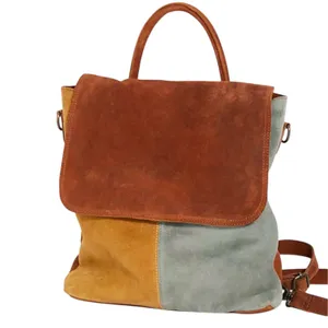 Free People We The Free Paris Suede Convertible Backpack Purse Messenger Bag thumbnail 3
