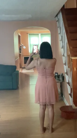 Trixxi Blush Pink Mini Dress – Size L thumbnail 2