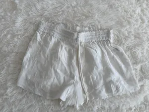 Surf Gypsy White Palm Tree Jacquard Shorts Size M thumbnail 2