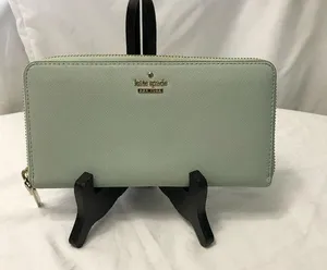 Kate Spade Light/Mint Green Full Zip Long Wallet EUC thumbnail 1