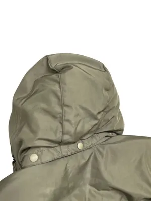 Lands End wms olive green petite hooded long winter parka coat sz M SKU 10-781 thumbnail 12