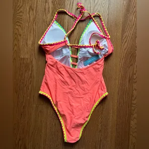 NWT POPVIL Vibrant Pink One-Piece Swimsuit thumbnail 2