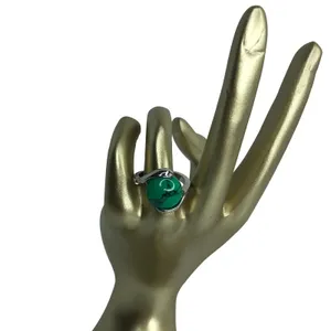 Turquoise Circle Ring thumbnail 2
