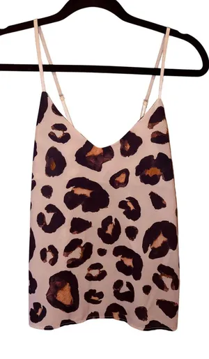 Boohoo Cheetah Print Spaghetti Strap Top thumbnail 1