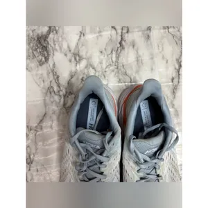 Hoka One One Light Blue grey gray Lace-Up Trainer sneakers shoes running size 8 thumbnail 3