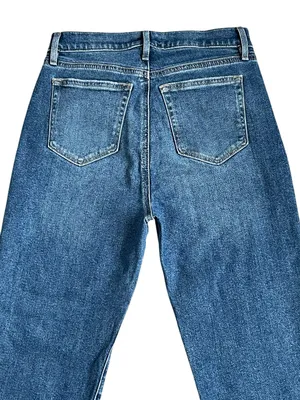 Loft Fresh Cut High Rise Straight Leg Ankle Jeans Women’s Size 28/6 Petite thumbnail 6