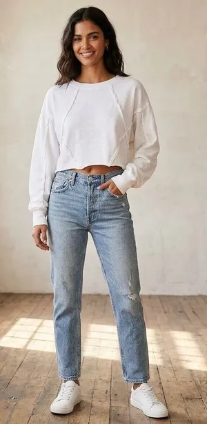 Free People Beach Longsleeve Crewneck thumbnail 1