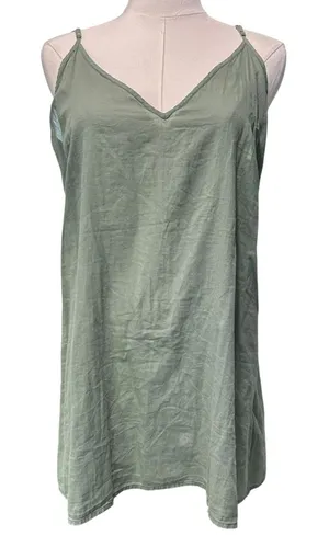 Free People Cami Tank Top Y2K 90's Baby Doll Fairy Feminine Green Size Sm thumbnail 1