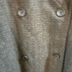 Sophisticated Dark Gray Trench Coat Black Size XL thumbnail 5