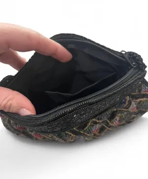 Vintage Beaded Bag Black thumbnail 4