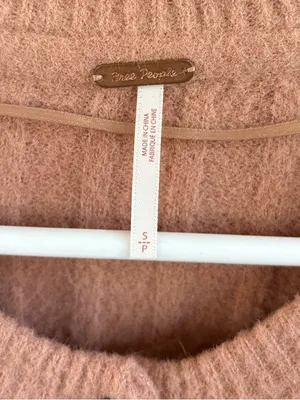 EUC Free People Sloane Ribbed Elbow Sleeve Cardigan Size Small thumbnail 6