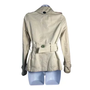 Trovata Birds of Paradis Cream Short Trench Jacket - Mismatched‎ Buttons - XS thumbnail 6