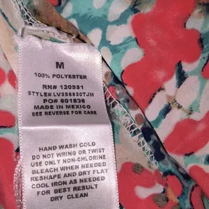 Olive and Oak floral sleeveless top size medium thumbnail 6