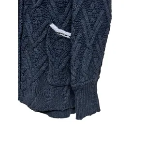 Free People Montana‎ Cable Cardi Black Women's Size Medium thumbnail 7