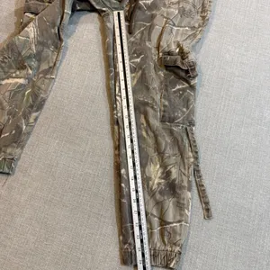 Telepatía Camo Cargo Jogger Pants Size 15/32 Green Brown Y2K Streetwear thumbnail 4