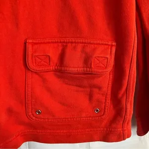 Ralph Lauren Jeans Co Orange Hoodie Women’s Size Small Full Zip Cotton‎ Normcore thumbnail 5