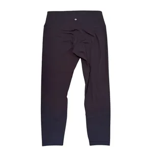 Lululemon Align Leggings Solid Black Soft Yoga Athleisure‎ Smooth Lounge Size 12 thumbnail 4
