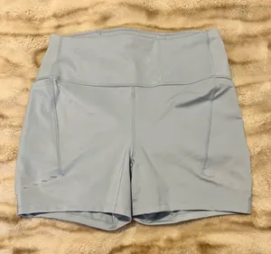 NWT Nike Pale Blue High-Rise Performance Bike Shorts thumbnail 1