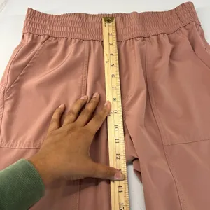 Stitch Star Ankle Pants Womens S Pink‎ Stretch High Rise Tapered Leg Athletic thumbnail 9