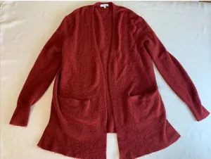 Madewell Walker Cardigan Medium Cozy‎ Soft Long Sleeve Open Wool Alpaca Sweater thumbnail 1