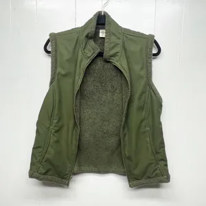 Prana Gorpcore Streetwear Hiking Sherpa Lined Camo Green Womens Vest Sz Medium thumbnail 2
