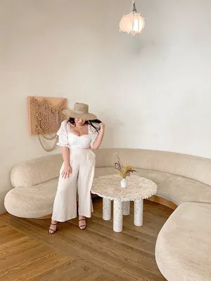 Straw hat Tan thumbnail 2